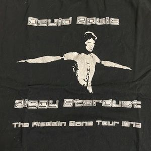 david Bowie shirt worn cool 1973 tour dates reissue by iwastheretoo.com
